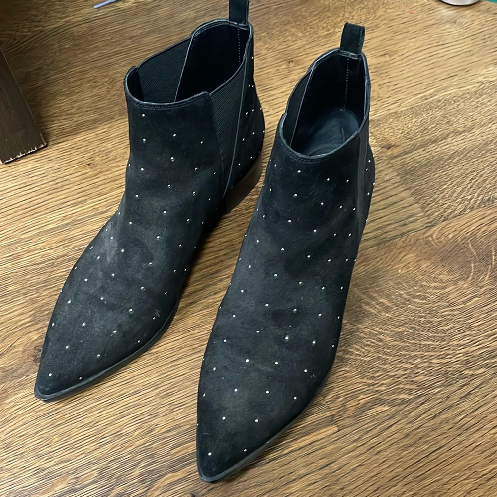 Marc Fischer suede booties. Size 9.
